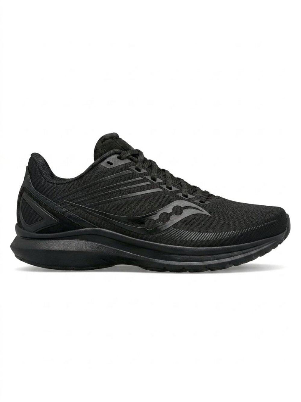 Women’s Saucony Kinvara 12 Triple Black Running Shoes Size 7.5 S10619-14 NIB